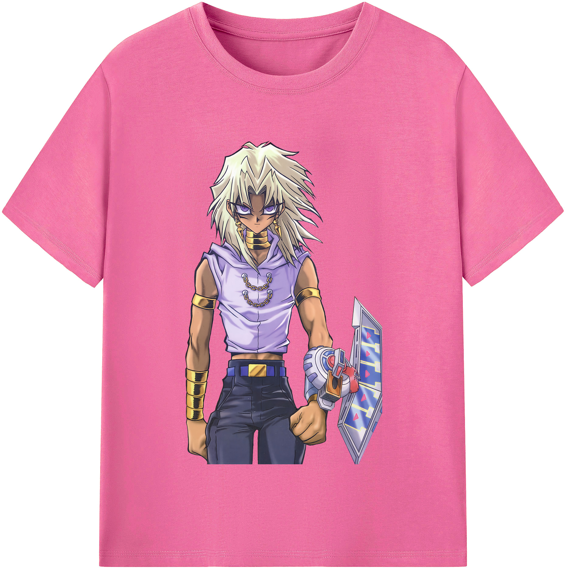 （画像用） 遊☆戯☆王 Yu-Gi-Oh! レディースカジュアルプリントTシャツ（綿100％）